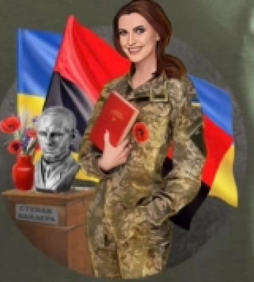 Можна придбати футболку із портретом відомої поетеси з Луцька і допомогти ЗСУ
