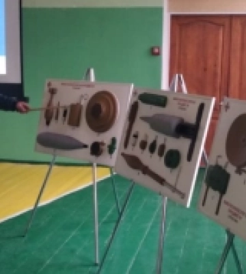 Урок безпеки провели рятувальники у Тучинській спеціальній школі на Рівненщині