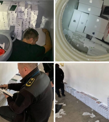В Україну намагалися ввезти велику партію iPhone: сховали у відсіках автобуса