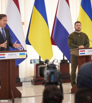 Прем&#039;єр Нідерландів приїхав в Одесу і анонсував додаткові ракети Patriot для України