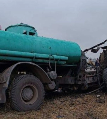 На Харківщині водій бензовоза підірвався на вибуховому пристрої