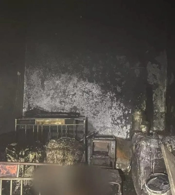 На Дніпропетровщині внаслідок пожежі в будинку загинула людина
