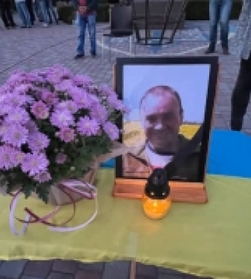 У Корці зустріли жалобний кортеж із загиблим захисником