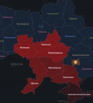 Повітряні сили попередили про запуск кількох груп «шахедів». У двох областях –  повітряна тривога