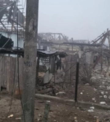 Російські окупанти  зранку  вкрили вогнем Берислав
