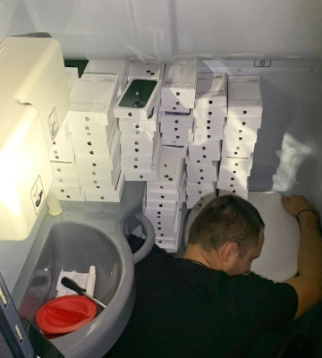 Партію гаджетів на 10 мільйонів гривень виявили прикордонники на Закарпатті (відео)