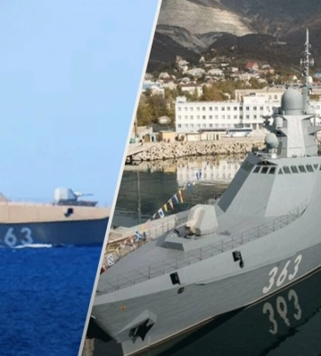 Був двічі уражений: у ВМС розповіли деталі про російський корабель &quot;Павел Державин&quot;