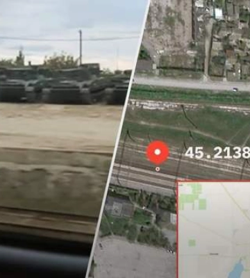 Агенты &quot;Атеш&quot; нашли скрытую стоянку техники окупантов в Евпатории