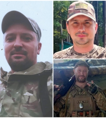 На Рівненщині попрощались з трьома земляками-військовиками, які загинули на війні