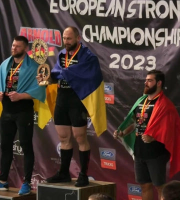 Сумський стронгмен виграв чемпіонат Європи