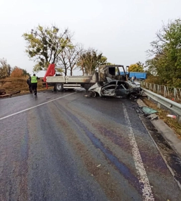 На дорозі у Звенигородському районі перекрито рух автомобілів