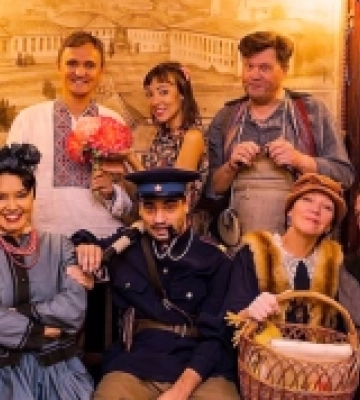 Театр «Колесо» покаже у Луцьку водевіль «У Києві, на Подолі». АНОНС