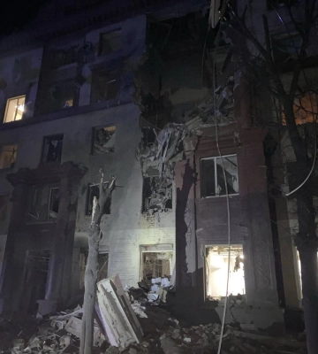 Ракетний удар по Запоріжжю: троє людей вважаються зниклими безвісти