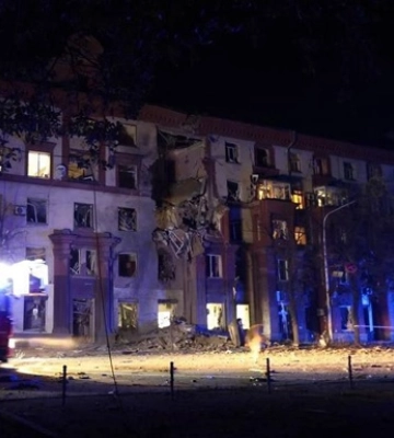 У Запоріжжі ракета влучила у багатоповерхівку