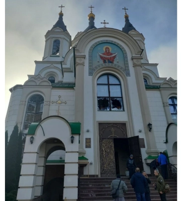 У Запоріжжі через ракетну атаку постраждав кафедральний собор - відео