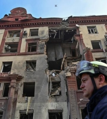 У Запоріжжі на місці ракетного удару по будинку існує загроза обвалу