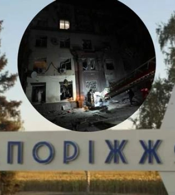 У Запоріжжі на місці ракетного удару по будинку існує загроза обвалу