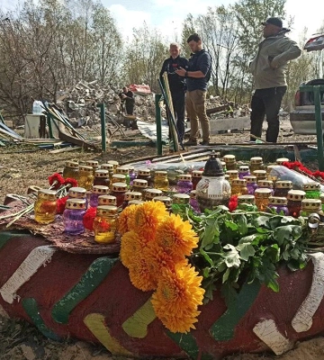 Триває допомога родинам загиблих та постраждалим від ракетного удару по селу Гроза