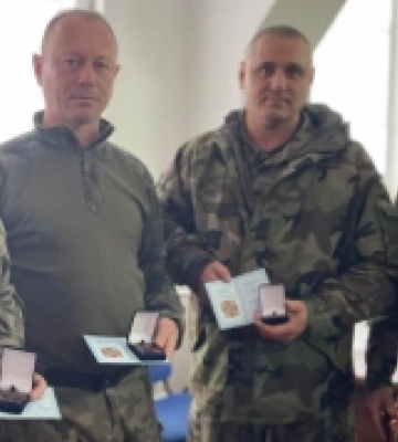 Добровольцям батальйону «Луцьк» вручили відзнаки