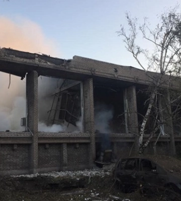 Спортивна база &quot;Динамо&quot; у Запоріжжі знищена внаслідок російського обстрілу