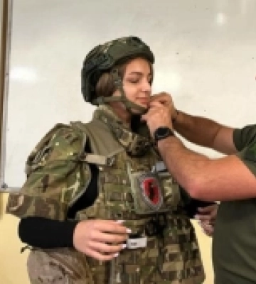 Інспектор-вибухотехнік провів для мукачівських ліцеїстів урок з безпеки