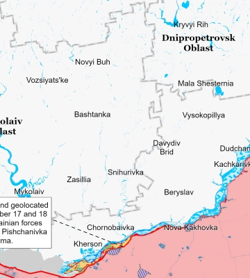 ЗСУ, ймовірно, висадилися на лівому березі Херсонщини – ISW