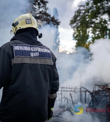 В Одессе при пожаре погиб мужчина