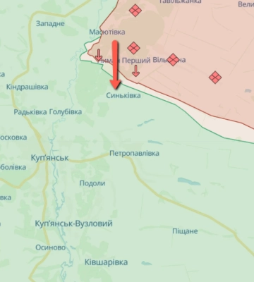 Генштаб ВСУ: 12 раз атаковали россияне у Синьковки и Ивановки на Харьковщине