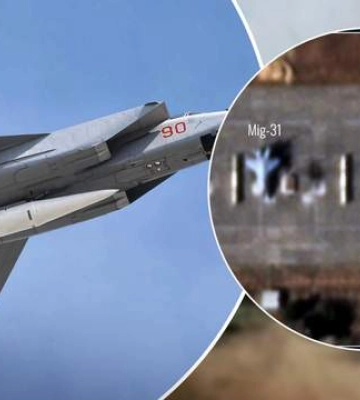 Супутник зафіксував МіГ-31 в Криму: скільки літаків могла перекинути Росія