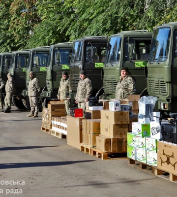 Військові отримали чергову партію техніки від Дніпра на майже 25 мільйонів гривень