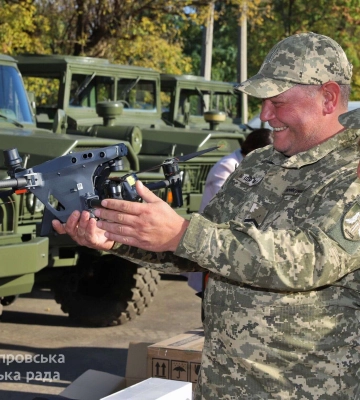 Військові отримали чергову партію техніки від Дніпра на майже 25 мільйонів гривень