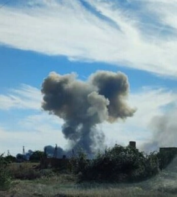 В Мелитополе прогремели взрывы: &quot;прилетело&quot; в военную базу россиян, − Федоров (карта)