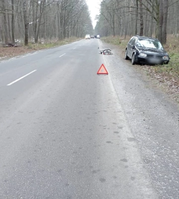 На Волині водія Volkswagen, який виїхав на зустрічну та на смерть збив велосипедиста, покарали умовно
