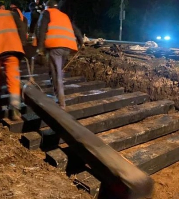 Ремонтні роботи на вул. Короленка. Коли завершиться заміна аварійної трамвайної колії