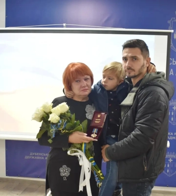 Посмертно нагородили воїна з Дубна, який звільняв Ірпінь та Херсон