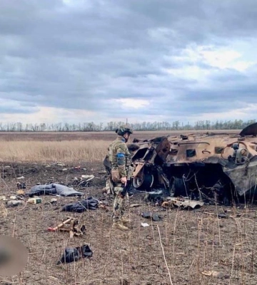 Полтавська тероборона знищила ворожу техніку на Авдіївському напрямку