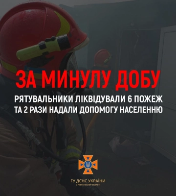 Скільки пожеж рятувальники Рівненщини ліквідували за минулу добу?