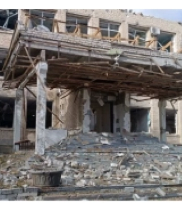 Працівники Бериславського педколеджу показали, що зробила російська армія з їх навчальним закладом