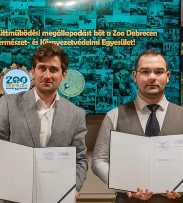 Дебреценський зоопарк та закарпатська еколого-натуралістична організація підписали угоду про співпрацю