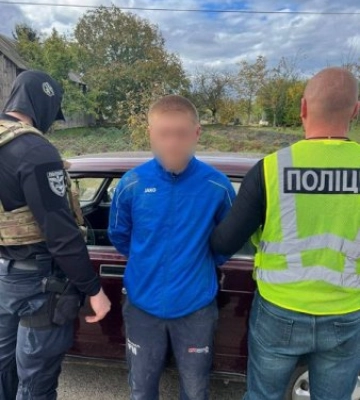 Поліція Виноградова затримала наркоторговця (ВІДЕО)