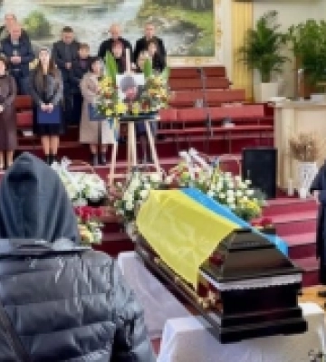 На Волині попрощалися із померлим захисником Степаном Локшином