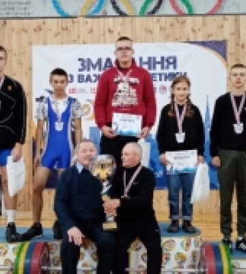 Юні спортсмени з Волині – переможці турніру з важкої атлетики