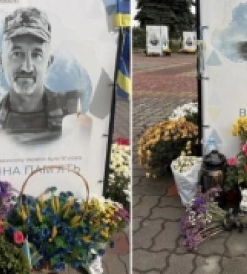 У Нововолинську з Алеї Героїв вкрали вазу для квітів