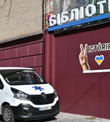 Португальські митці створили для Запоріжжя «переможний» стритарт