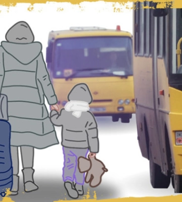 У восьми населених пунктах Донеччини оголошено примусову евакуацію дітей