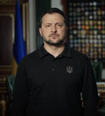 Звернення Володимира Зеленського наприкінці 607-го дня війни