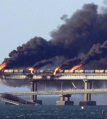 Когда разрушат Крымский мост, рассказали в ВМС