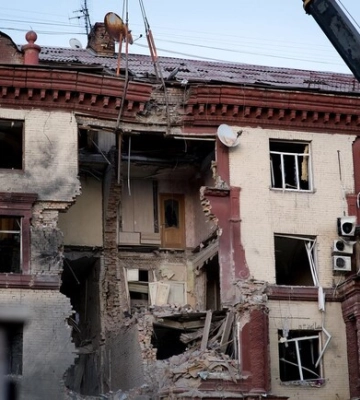 У Запоріжжі планують відбудувати багатоповерхівку на проспекті Соборному, яку минулого тижня зруйнувала російська ракета