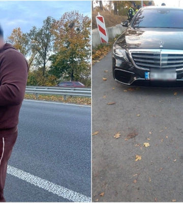 Патрульні на Рівненщині спинили Mercedes-Benz - і було за що