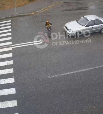 У Дніпрі легковик Daewoo збив дитину на велосипеді